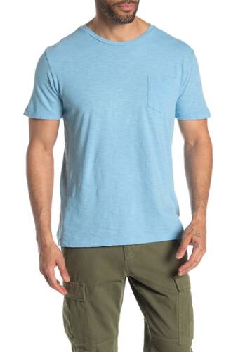 Imbracaminte barbati vintage 1946 short sleeve pocket t-shirt sky blue