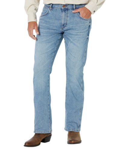 Imbracaminte barbati wrangler green jeans retro premium slim boot in welleford welleford