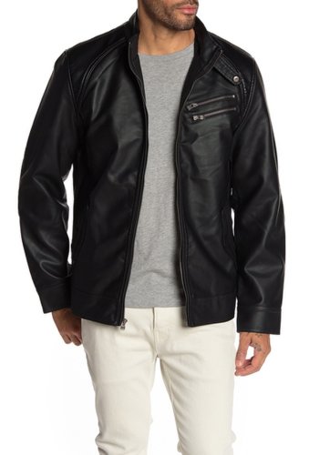 Imbracaminte barbati xray faux leather jacket black