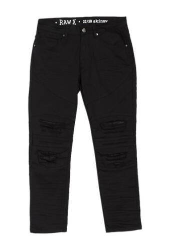 Imbracaminte barbati xray rip and repair twill jeans - 30-32 inseam black