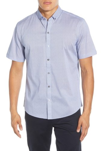 Imbracaminte barbati zachary prell edelman regular fit short sleeve shirt blue