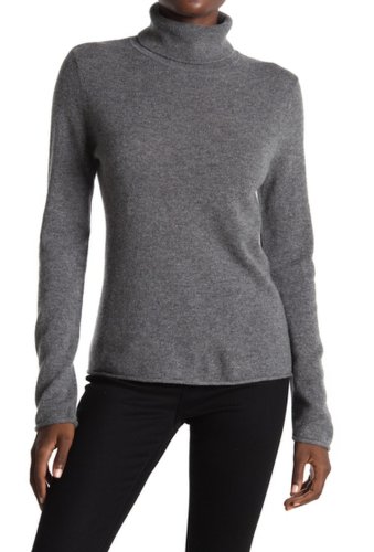 Imbracaminte femei 14th union turtleneck cashmere sweater dark grey heather