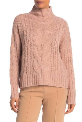 Imbracaminte femei 360 cashmere alexia cable knit pullover sweater honey