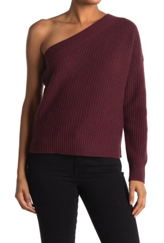 Imbracaminte femei 360 cashmere lena one shoulder cashmere sweater merlot