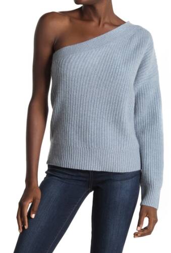 Imbracaminte femei 360 cashmere lena one shoulder cashmere sweater stonewashed