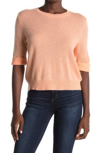 Imbracaminte femei 360 cashmere moselle elbow sleeve cashmere sweater top cantaloupe
