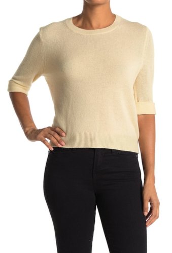 Imbracaminte femei 360 cashmere moselle elbow sleeve cashmere sweater top straw
