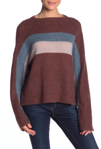Imbracaminte femei 360 cashmere phyllis cashmere stripe sweater mahoganymulti stripe