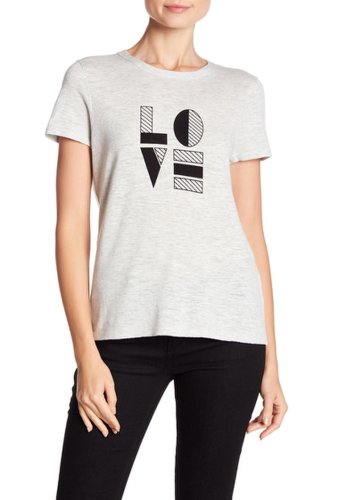 Imbracaminte femei 360 cashmere solene love t-shirt vaporblack