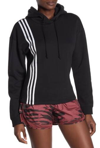 Imbracaminte femei adidas 3-stripe hoodie black