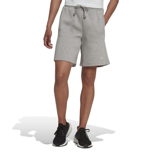 Imbracaminte femei adidas all szn fleece shorts medium grey heather