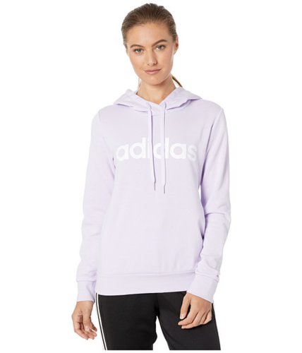 Imbracaminte femei adidas essentials linear hoodie purple tintwhite