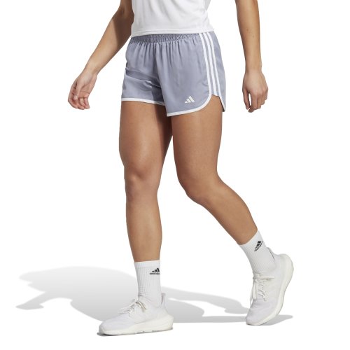 Imbracaminte femei adidas marathon 20 running shorts silver violetwhite