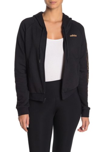 Imbracaminte femei adidas metallic brand hoodie blackcopp