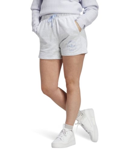 Imbracaminte femei adidas originals trefoil emblem shorts light grey heather