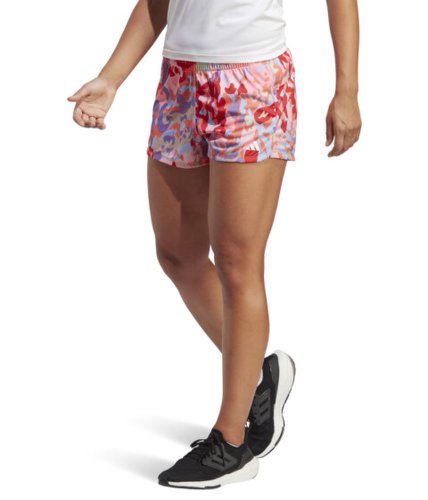 Imbracaminte femei adidas pacer aeroready training essentials shorts coral fusioncoral fusionwhite