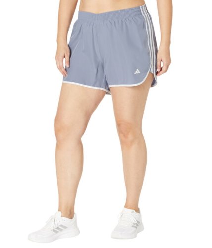 Imbracaminte femei adidas plus size marathon 20 running shorts silver violet