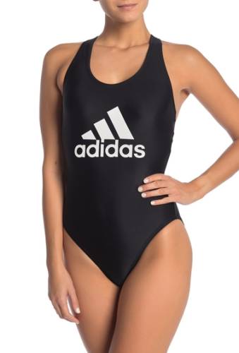 Imbracaminte femei adidas swimwear graphic crisscross one-piece swimsuit black