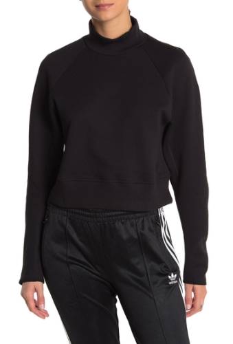 Imbracaminte femei adidas team crew neck sweatshirt black