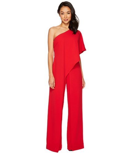 Imbracaminte femei adrianna papell one shoulder jumpsuit red