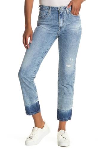 Imbracaminte femei ag the phoebe high rise slim straight leg jeans 18 years harnes