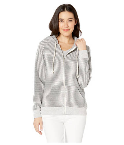 Imbracaminte femei alternative apparel adrian hoodie eco grey classic stripe