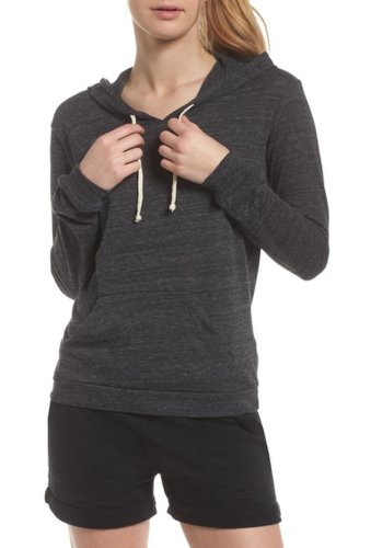 Imbracaminte femei alternative apparel classic drawstring pullover hoodie eco black