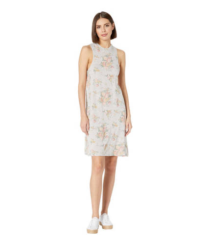 Imbracaminte femei alternative apparel eco a-line tank dress eco oatmeal country floral