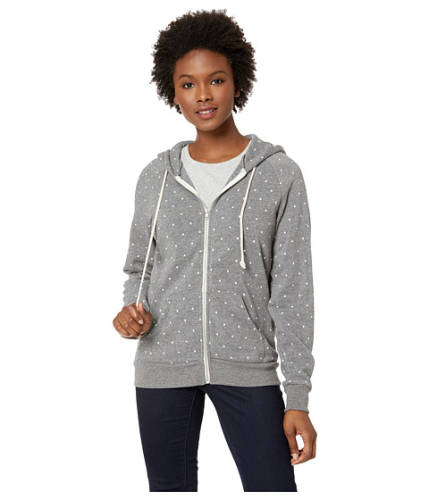 Imbracaminte femei alternative apparel printed adrian hoodie eco grey pin dot