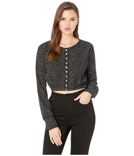 Imbracaminte femei amuse society isn\'t she charming woven cropped top black