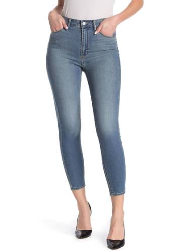Imbracaminte femei articles of society heather high waisted skinny crop jeans monaco