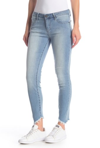 Imbracaminte femei articles of society suzy cropped fray hem skinny jeans rios
