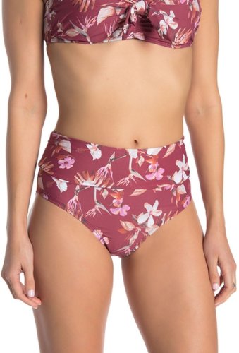 Imbracaminte femei athena kailua high waist floral print bikini bottoms multi