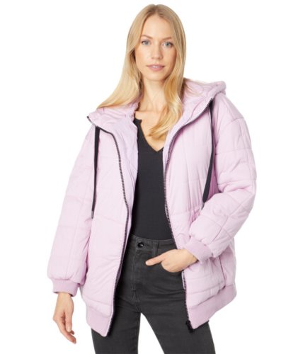 Imbracaminte femei avec les filles quilted hoodie jacket peony
