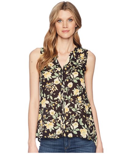 Imbracaminte femei b collection by bobeau lily pleat back top yellow floral