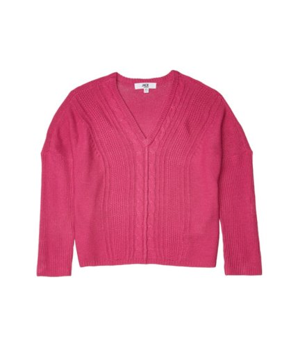 Imbracaminte femei bb dakota dolman cable sweater hot pink