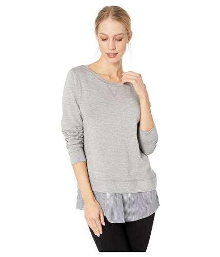 Imbracaminte femei bb dakota layer slayer sweatshirt light heather grey