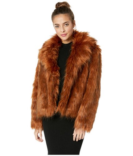 Imbracaminte femei bb dakota penny lane lux faux fur jacket cognac