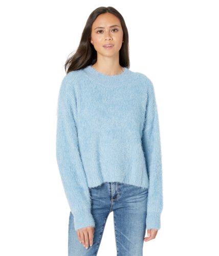 Imbracaminte femei bcbg girls fuzzy pullover sweater - w1wx5s09 blue glow