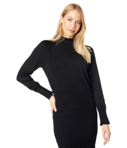 Imbracaminte femei bcbg girls knit mock neck sweater u1ux7s18 black