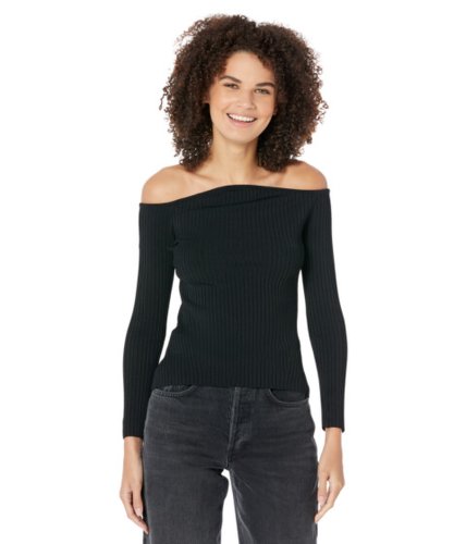Imbracaminte femei bcbg girls off-the-shoulder sweater black