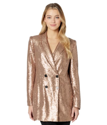 Imbracaminte femei bcbg sequin blazer gold