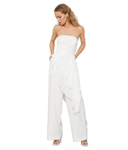 Imbracaminte femei bcbgmaxazria strapless jumpsuit off-white