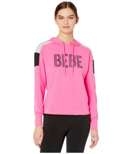 Imbracaminte femei bebe sport color-blocked hoodie hot pink
