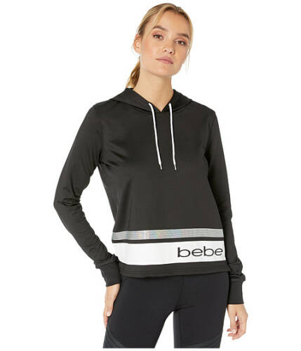 Imbracaminte femei bebe sport get fit graphic hoodie blackiridescentwhite