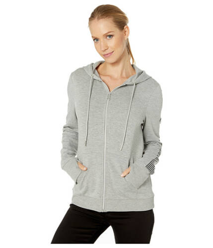 Imbracaminte femei bebe sport reflector print hoodie heather grey