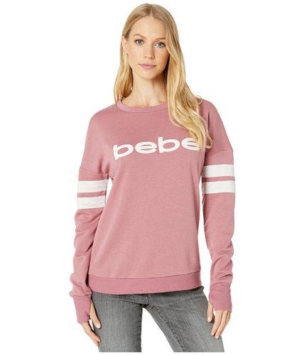 Imbracaminte femei bebe sport sherpa logo sweatshirt mesa rose