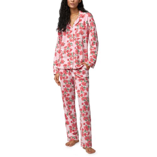 Imbracaminte femei bedhead pajamas long sleeve classic pj set sweet hibiscus