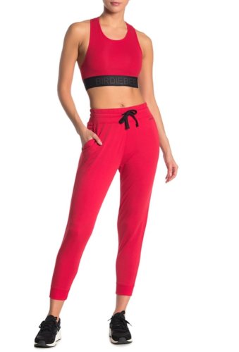 Imbracaminte femei birdiebee knit drawstring joggers regular plus size red
