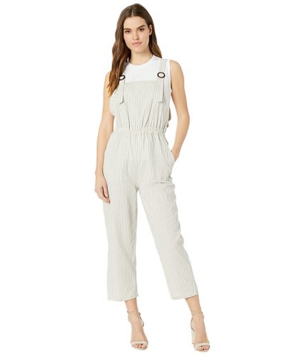 Imbracaminte femei bishop young seabreeze overall jumpsuit grey stripe